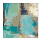 wall-art-print-canvas-poster-framed-Teal and Aqua Reflections, Style B-by-Silvia Vassileva-Gioia Wall Art
