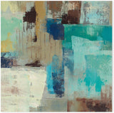 wall-art-print-canvas-poster-framed-Teal and Aqua Reflections, Style C-by-Silvia Vassileva-Gioia Wall Art