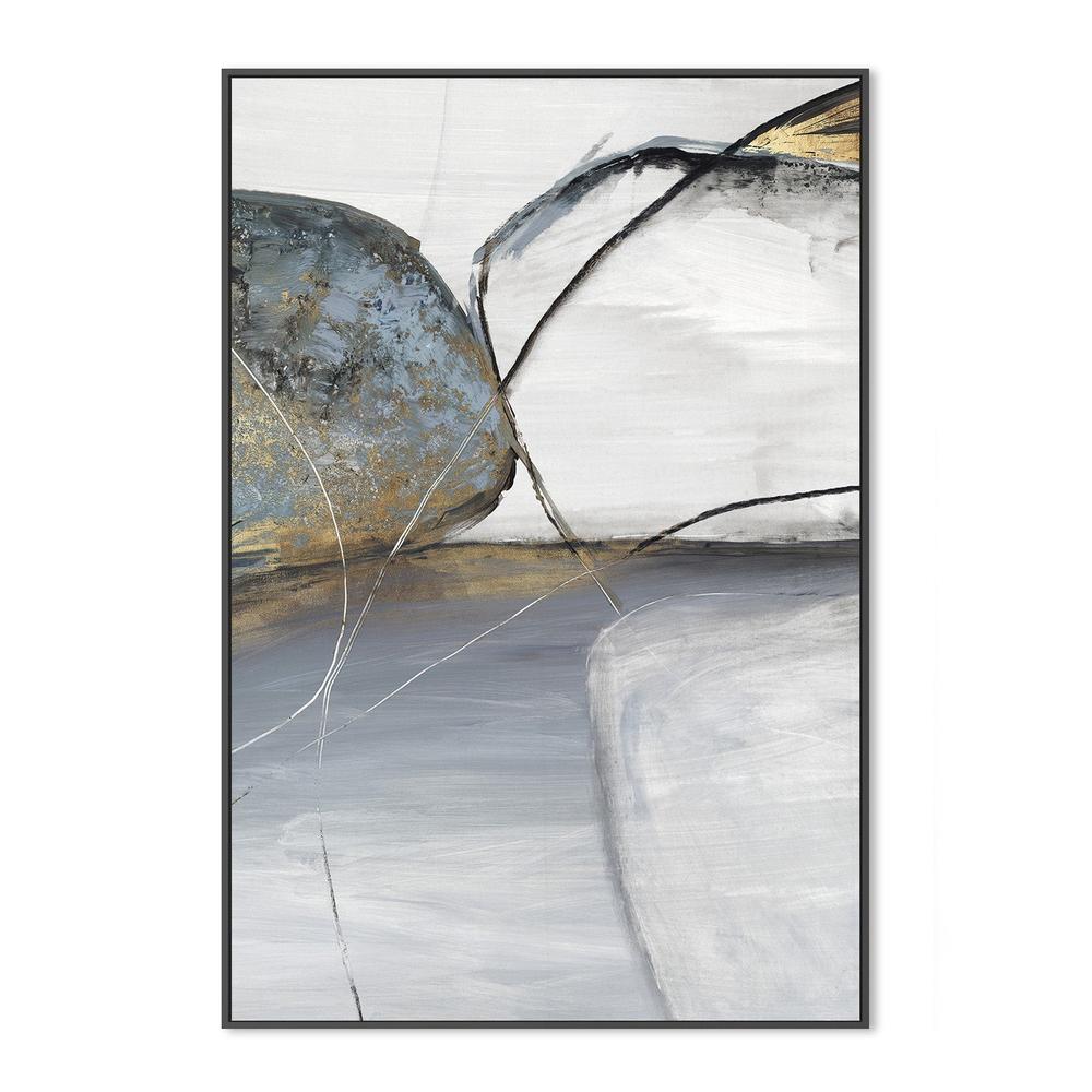 wall-art-print-canvas-poster-framed-Teal Stones, Style B , By Tom Reeves-3