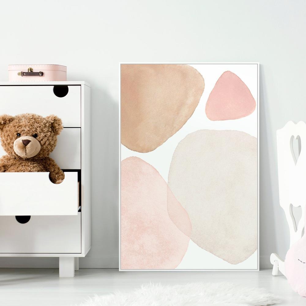 Tender And Soft, Abstract Art, Watercolour Style, Style A Wall Art