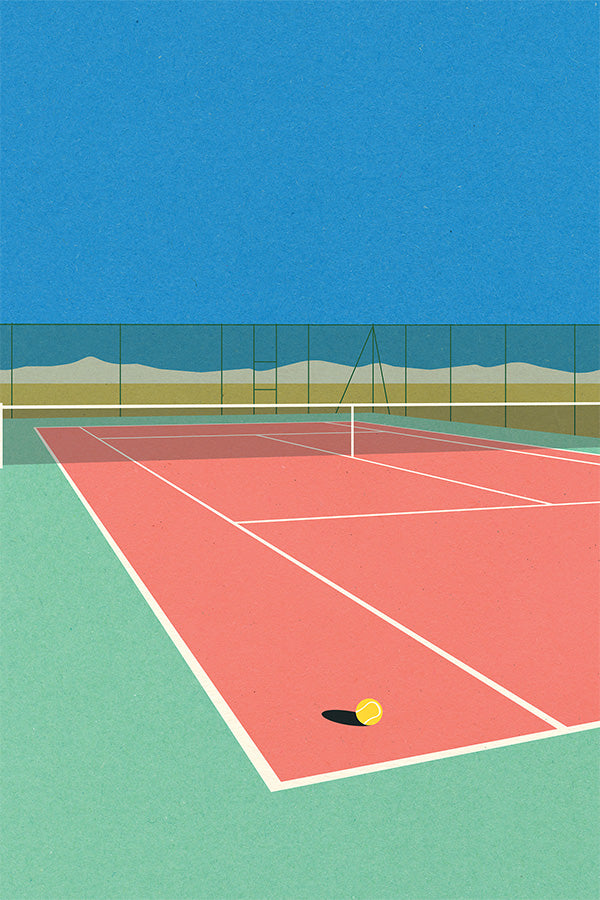 wall-art-print-canvas-poster-framed-Tennis Court In the Desert-1