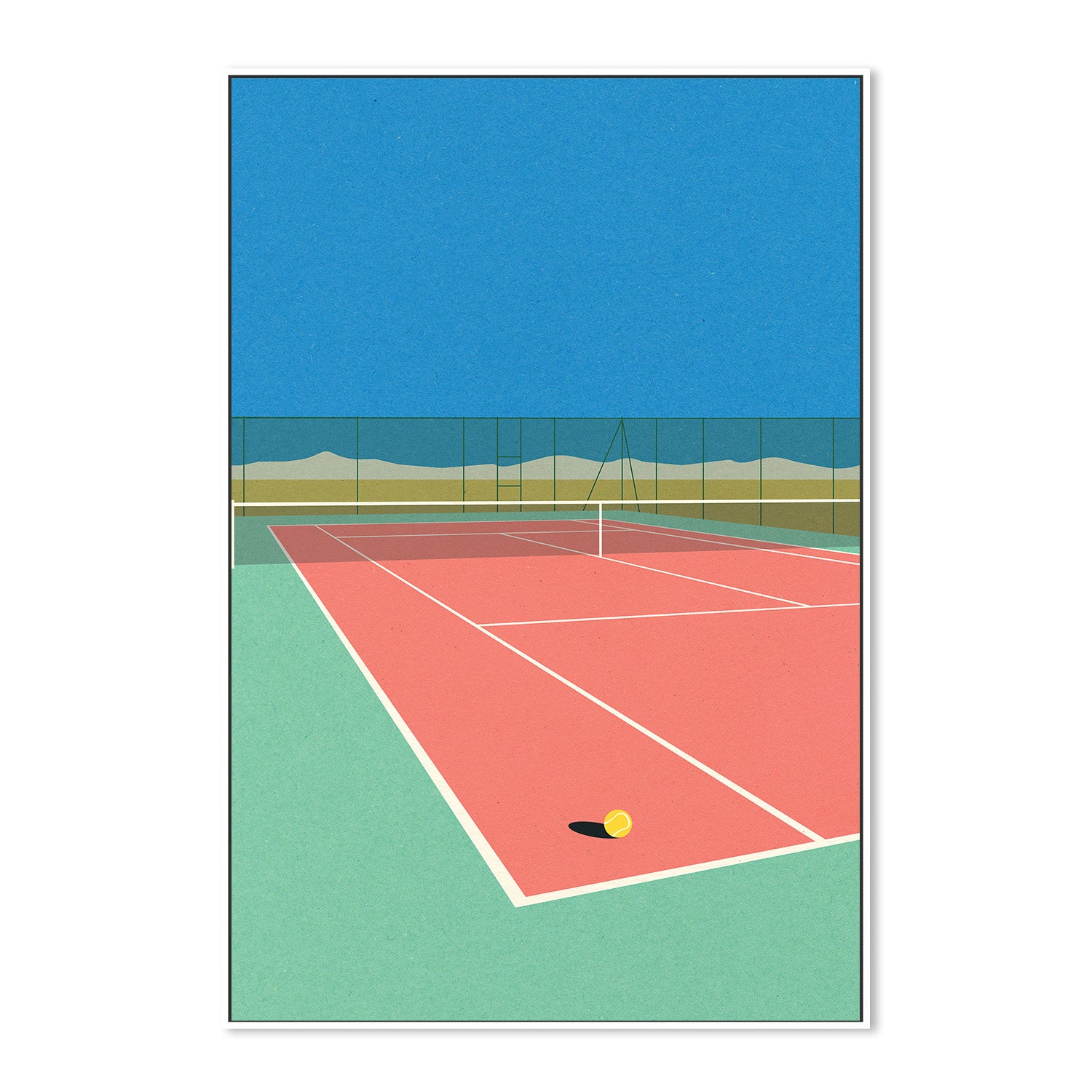 wall-art-print-canvas-poster-framed-Tennis Court In the Desert-5