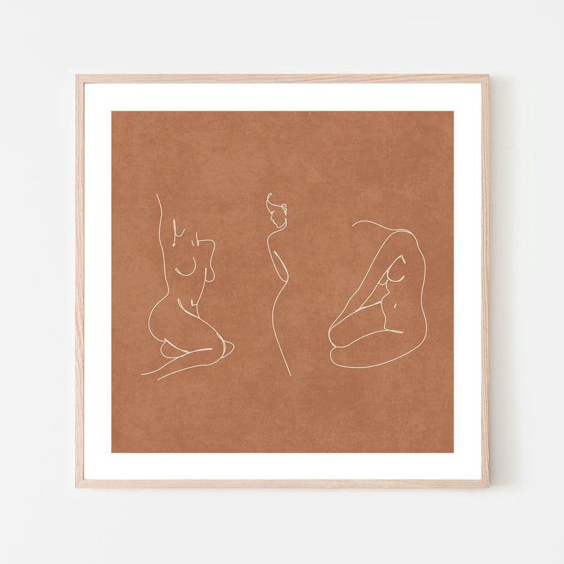 wall-art-print-canvas-poster-framed-Terracotta Figures, Style A , By Emel Tunaboylu-GIOIA-WALL-ART
