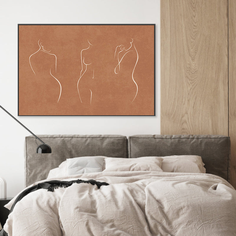 wall-art-print-canvas-poster-framed-Terracotta Figures, Style B , By Emel Tunaboylu-GIOIA-WALL-ART