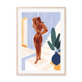 wall-art-print-canvas-poster-framed-Terracotta Woman , By Ivy Green Illustrations-GIOIA-WALL-ART