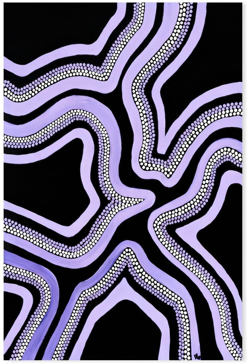 wall-art-print-canvas-poster-framed-Thakalaana Night Time , By Bilura Watu-GIOIA-WALL-ART