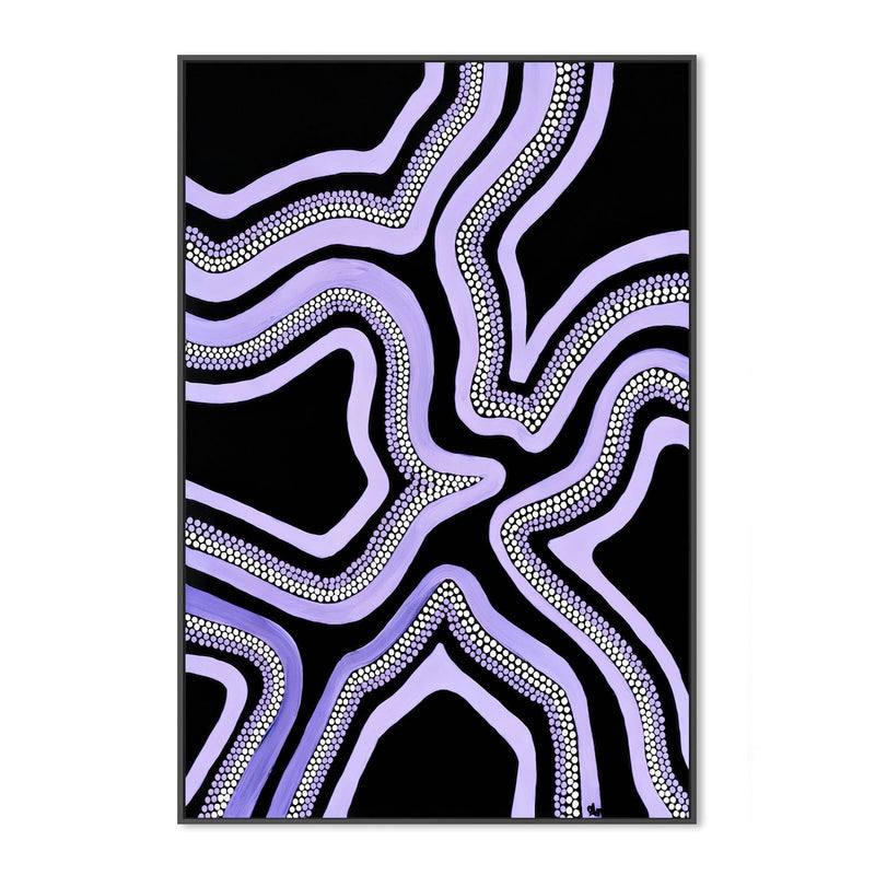 wall-art-print-canvas-poster-framed-Thakalaana Night Time , By Bilura Watu-GIOIA-WALL-ART