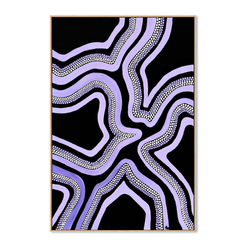 wall-art-print-canvas-poster-framed-Thakalaana Night Time , By Bilura Watu-GIOIA-WALL-ART