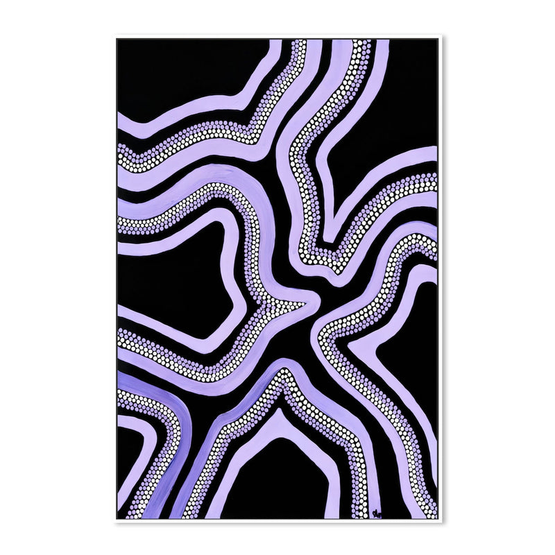 wall-art-print-canvas-poster-framed-Thakalaana Night Time , By Bilura Watu-GIOIA-WALL-ART