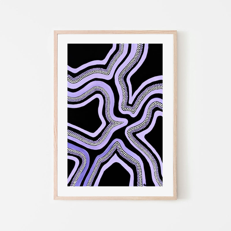 wall-art-print-canvas-poster-framed-Thakalaana Night Time , By Bilura Watu-GIOIA-WALL-ART