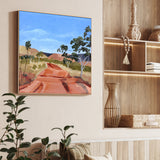 wall-art-print-canvas-poster-framed-That Red Road , By Deb Chapman-2