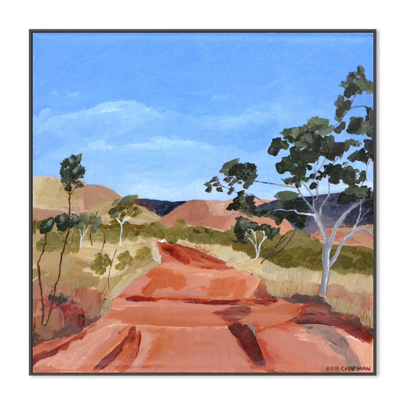 wall-art-print-canvas-poster-framed-That Red Road , By Deb Chapman-3