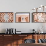 wall-art-print-canvas-poster-framed-The Aesthetics Brown, Set Of 3-by-Plus X Studio-Gioia Wall Art