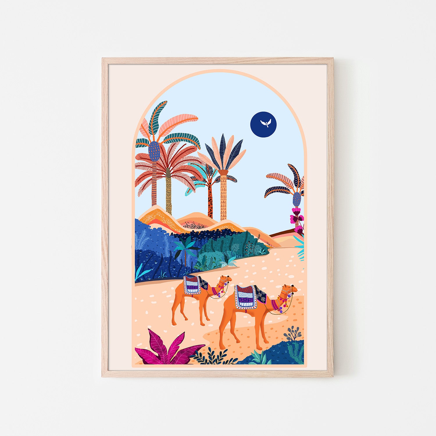 wall-art-print-canvas-poster-framed-The Arabian Desert-6