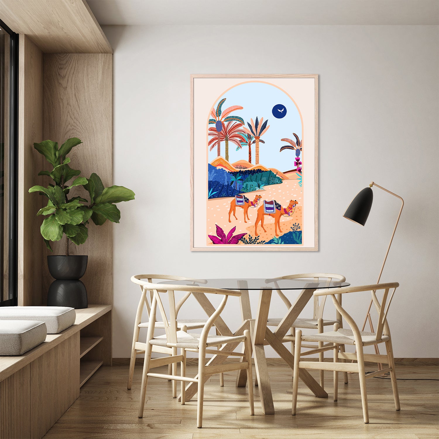 wall-art-print-canvas-poster-framed-The Arabian Desert-9