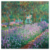 wall-art-print-canvas-poster-framed-The Artist'S Garden At Giverny, By Monet-by-Gioia Wall Art-Gioia Wall Art