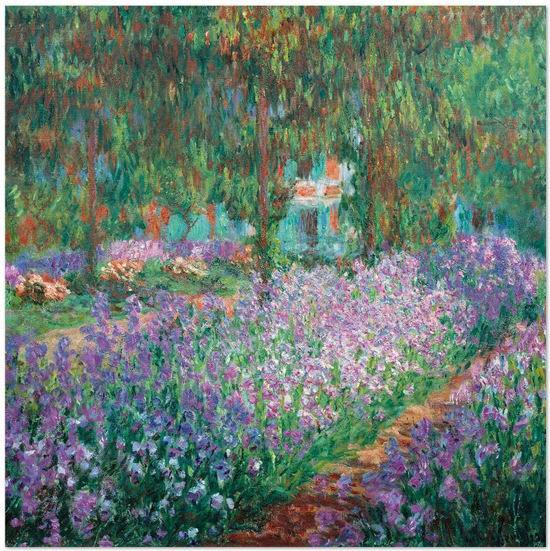 wall-art-print-canvas-poster-framed-The Artist'S Garden At Giverny, By Monet-by-Gioia Wall Art-Gioia Wall Art