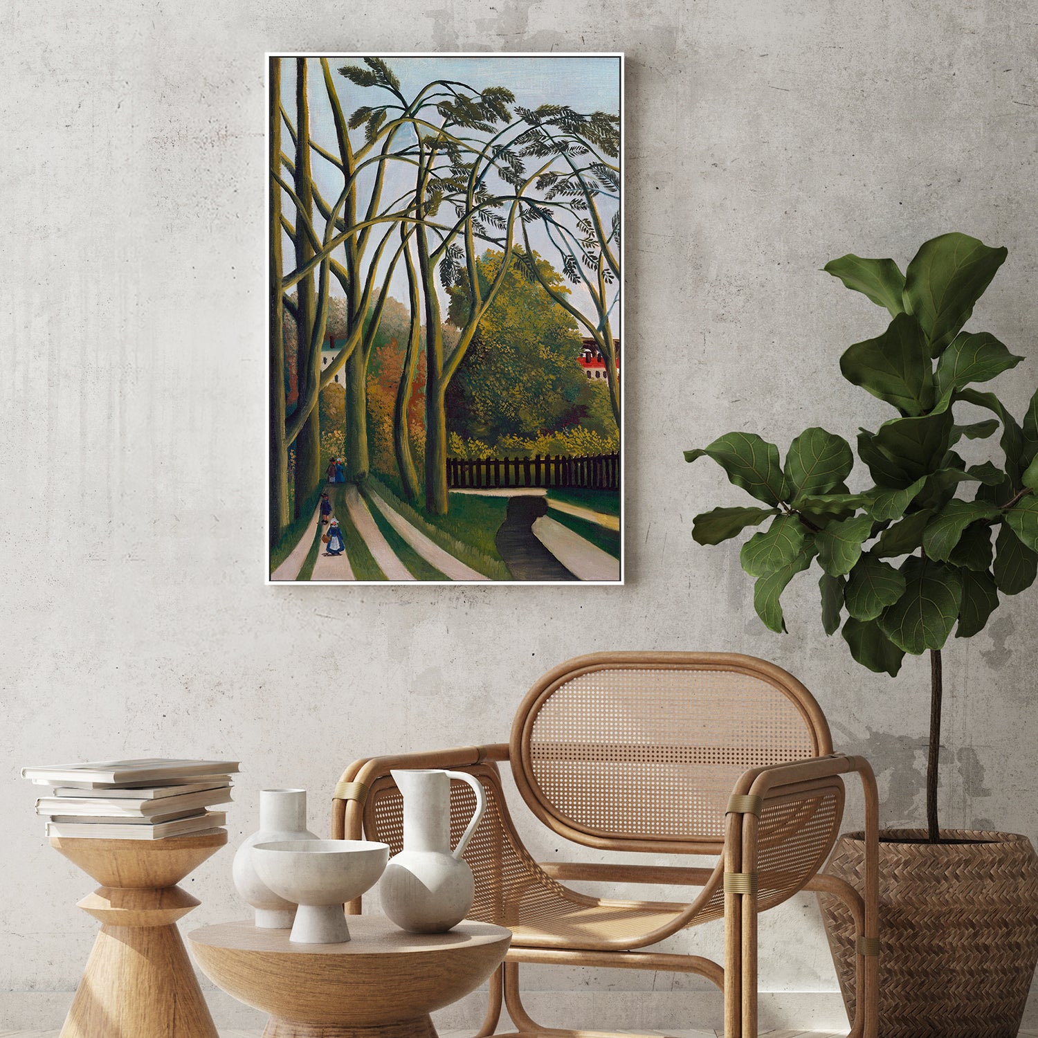 wall-art-print-canvas-poster-framed-The Banks Of The Bier Near Bicetre-7