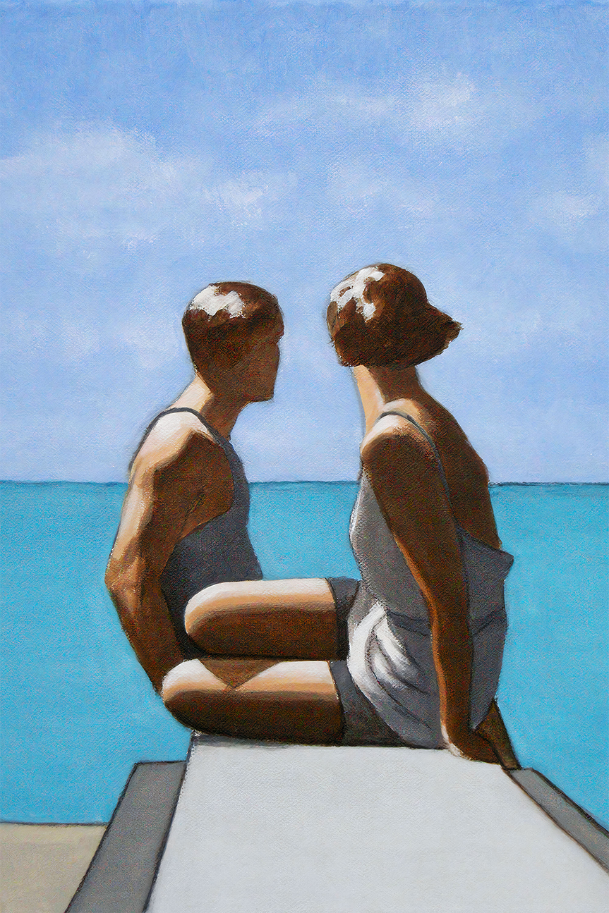 wall-art-print-canvas-poster-framed-The Bathers , By Sarah Morrissette-1