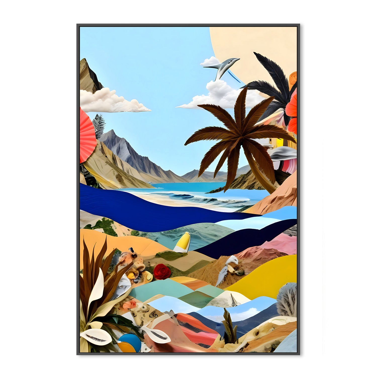 wall-art-print-canvas-poster-framed-The Beach Bound Surrealist-3
