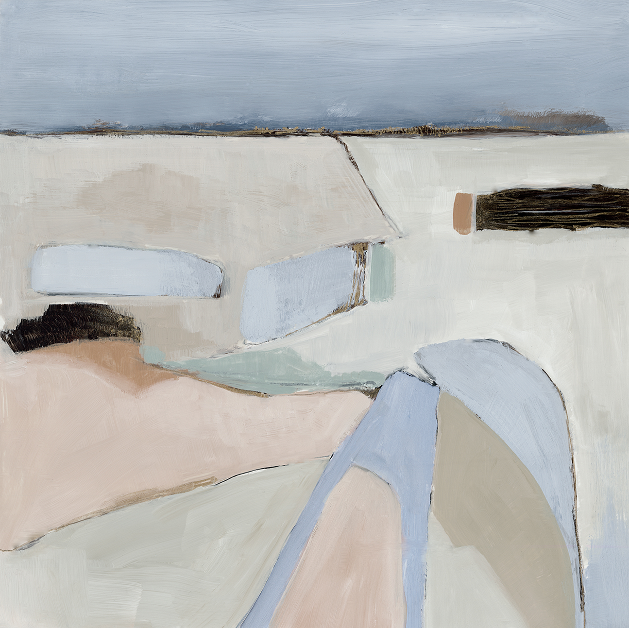 wall-art-print-canvas-poster-framed-The Beach , By Jacob Q-1