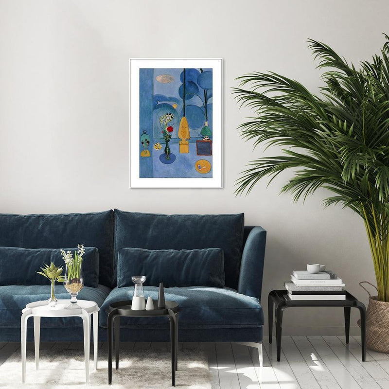 wall-art-print-canvas-poster-framed-The Blue Window, By Henri Matisse-by-Gioia Wall Art-Gioia Wall Art