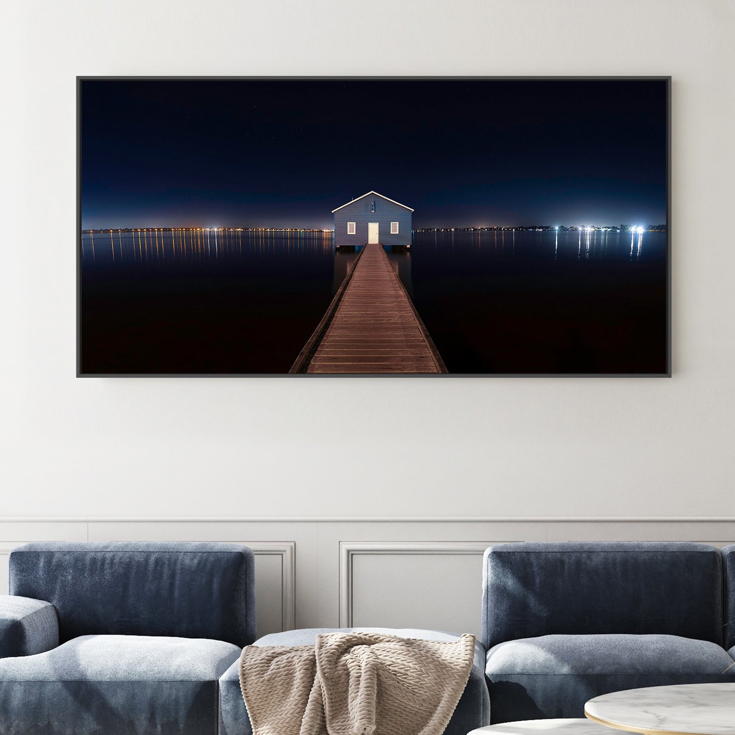 wall-art-print-canvas-poster-framed-The Boat House, Perth , By Christopher Cann-2