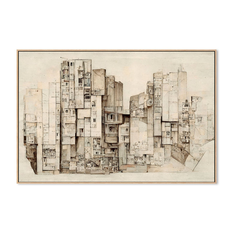 wall-art-print-canvas-poster-framed-The City , By Treechild-GIOIA-WALL-ART