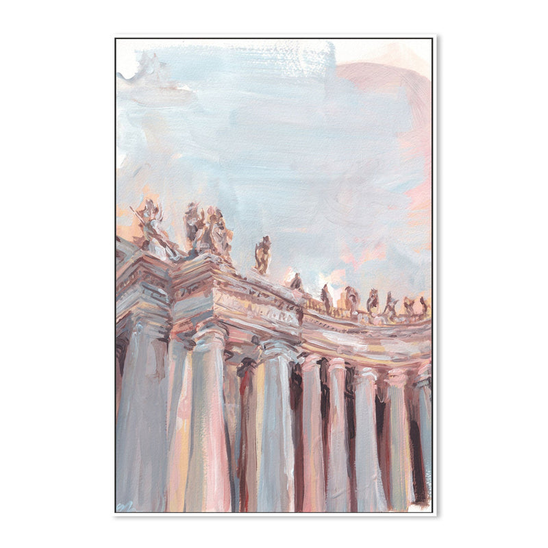 wall-art-print-canvas-poster-framed-The Colonnade Of St Peter's Basilica , By Alice Kwan-5
