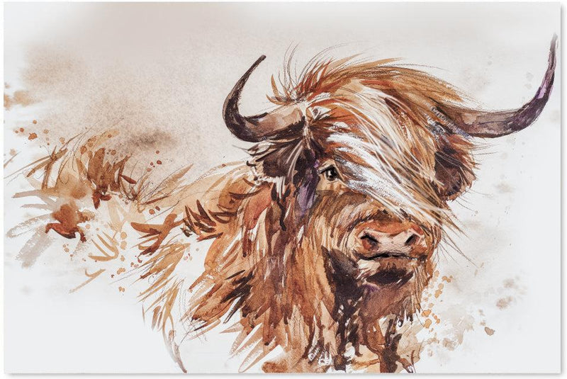 wall-art-print-canvas-poster-framed-The Cool Bull-by-Gioia Wall Art-Gioia Wall Art