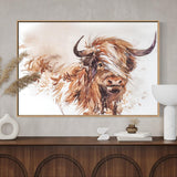 wall-art-print-canvas-poster-framed-The Cool Bull-by-Gioia Wall Art-Gioia Wall Art