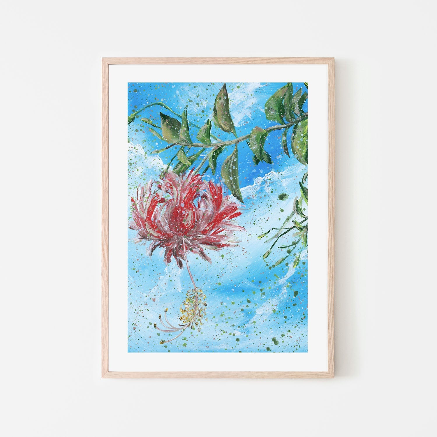 wall-art-print-canvas-poster-framed-The Coral Hibiscus Through Your Eyes , By Hsin Lin-6