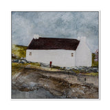 wall-art-print-canvas-poster-framed-The Cottage At The End Of The Path-by-Louise O'hara-Gioia Wall Art