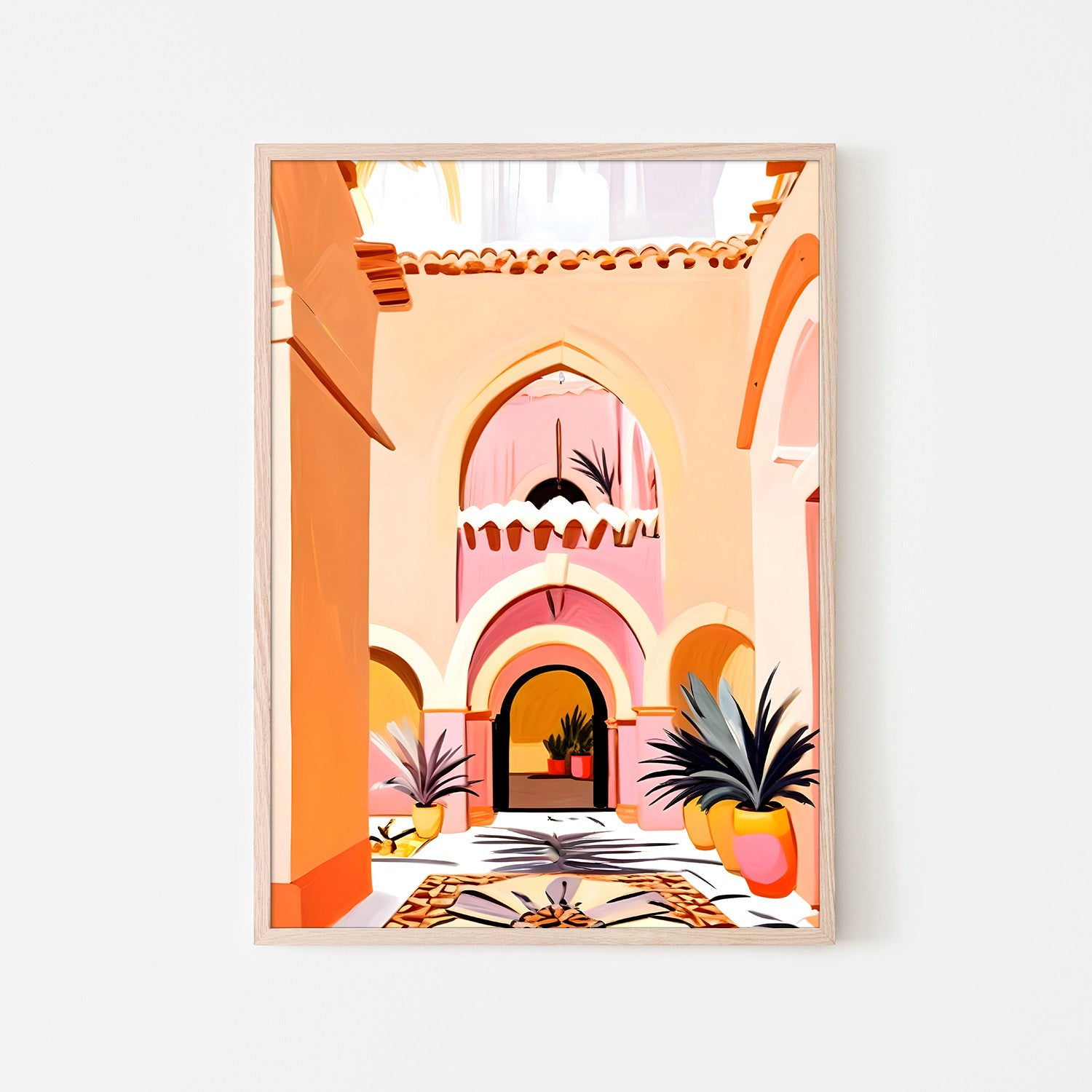 wall-art-print-canvas-poster-framed-The Courtyard-6