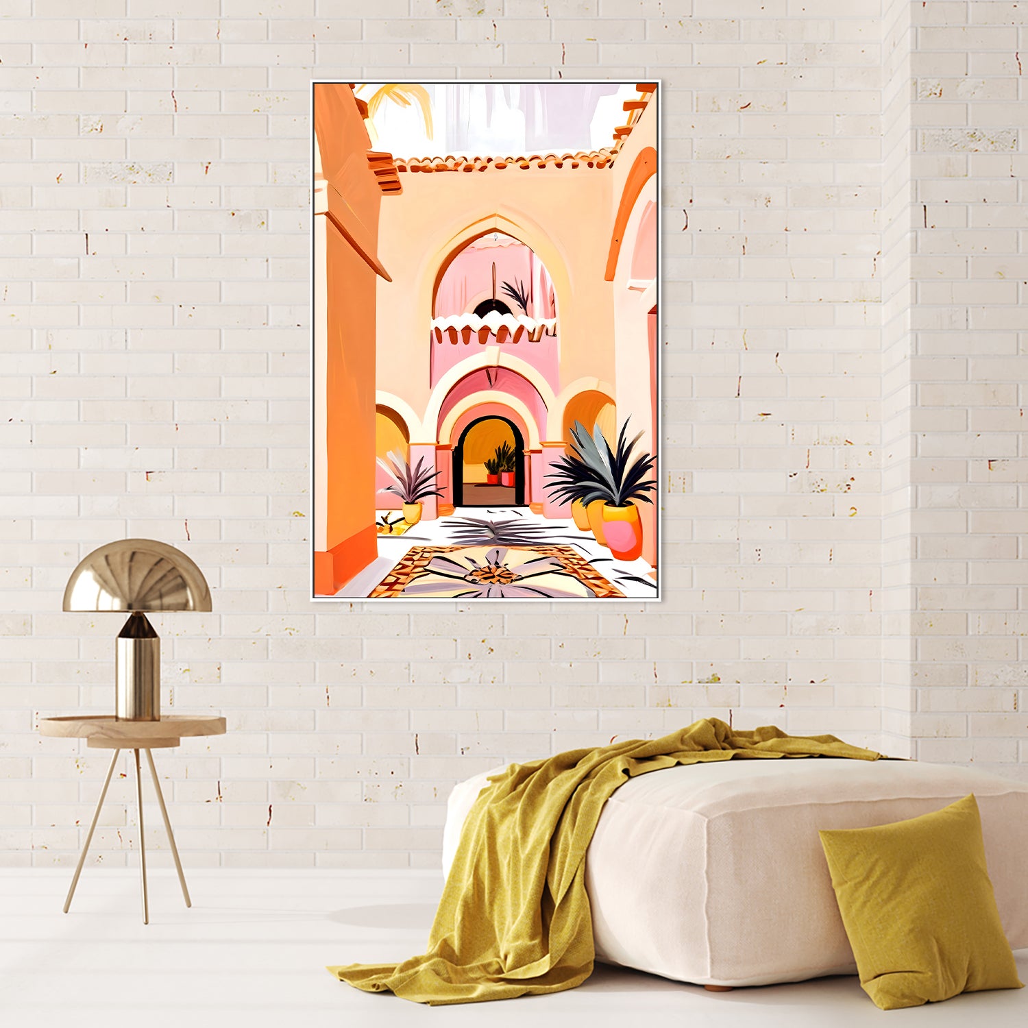 wall-art-print-canvas-poster-framed-The Courtyard-8
