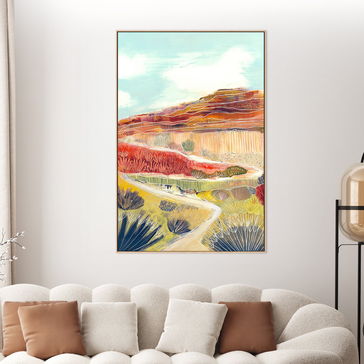 wall-art-print-canvas-poster-framed-The Desert Path-2