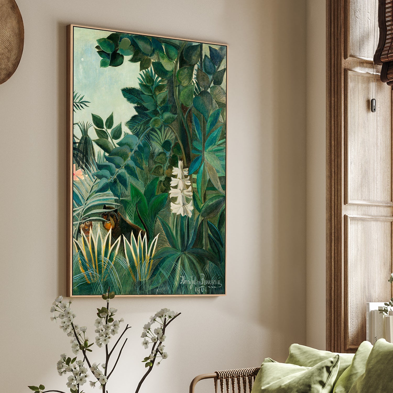 wall-art-print-canvas-poster-framed-The Equatorial Jungle-2