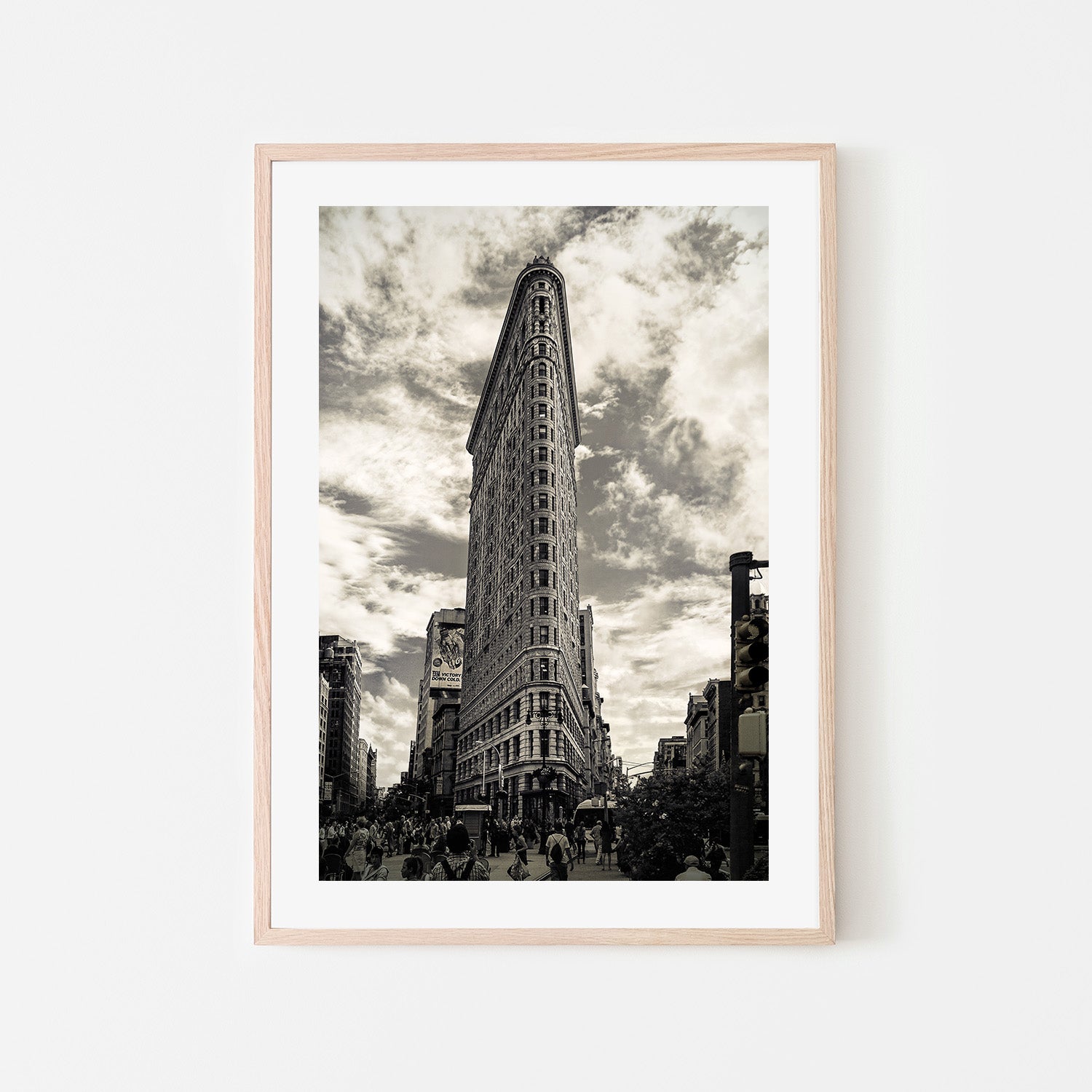wall-art-print-canvas-poster-framed-The Flatiron Building NYC in Sepia, Flatiron , By Andrew Paranavitana-7