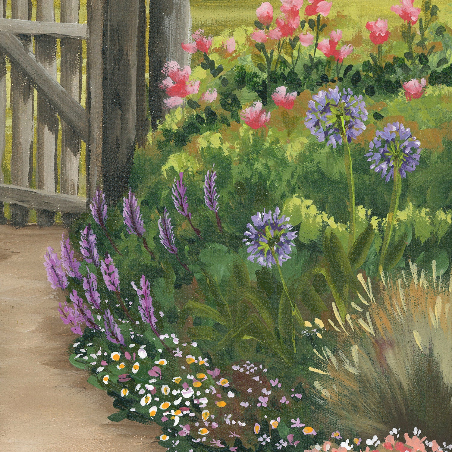 wall-art-print-canvas-poster-framed-The Garden Gate-9