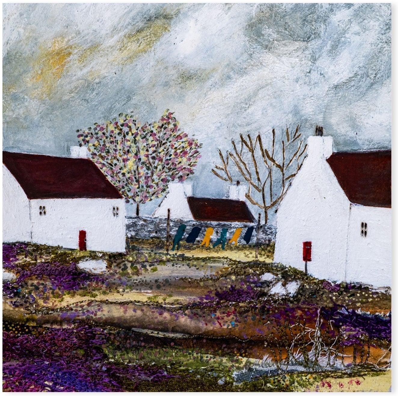 wall-art-print-canvas-poster-framed-The Hamlet-by-Louise O'Hara-Gioia Wall Art