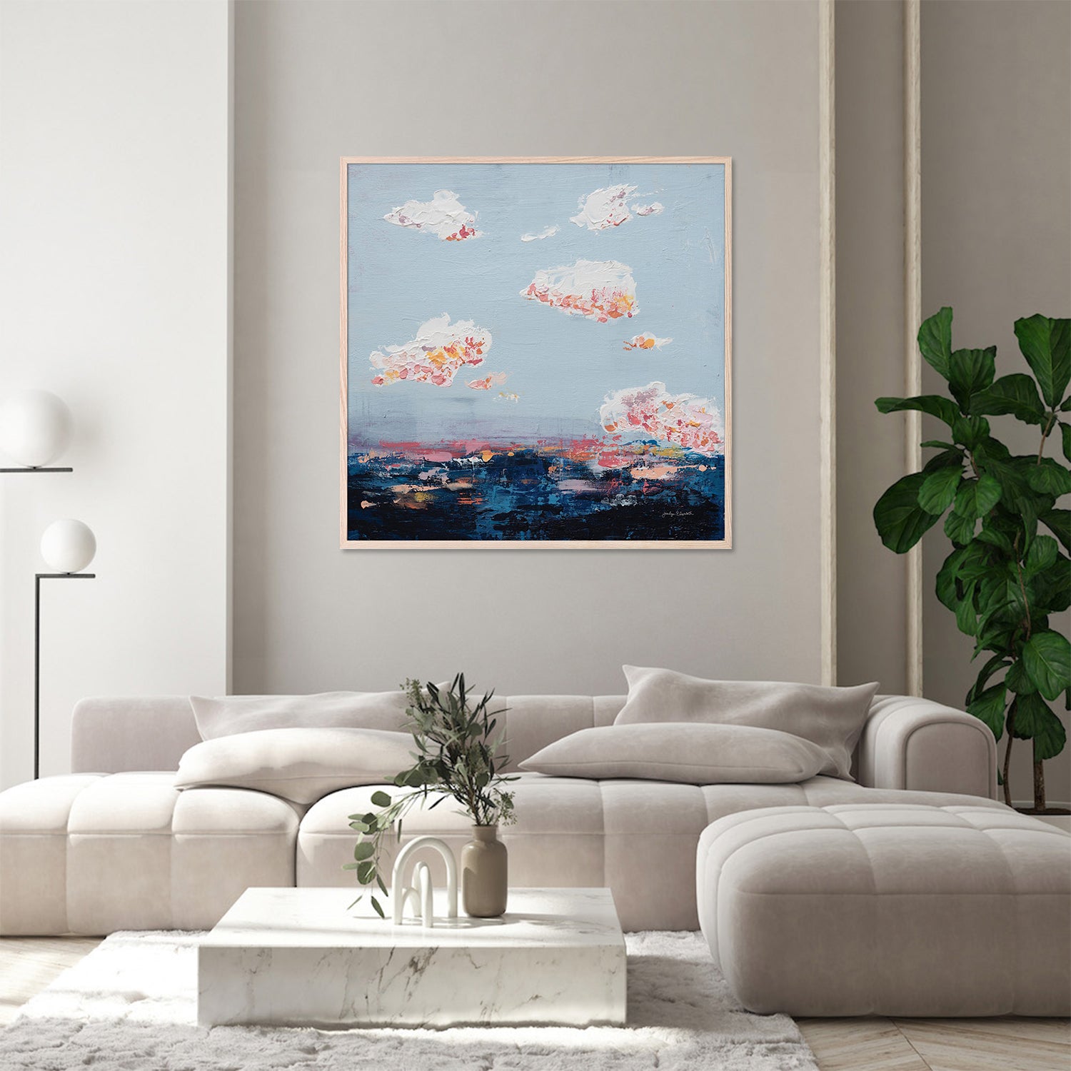 wall-art-print-canvas-poster-framed-The Horizon, Style A-8