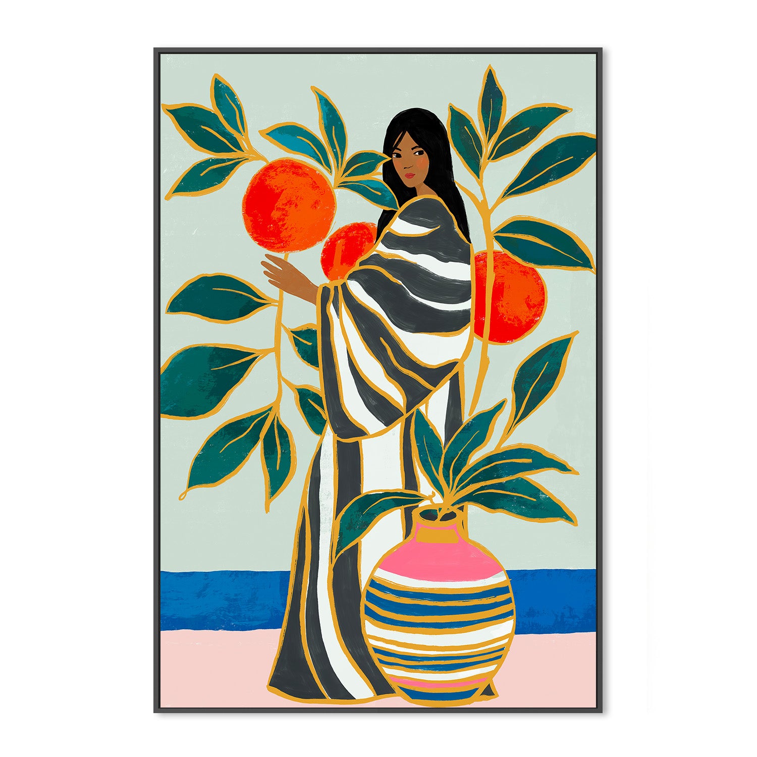 wall-art-print-canvas-poster-framed-The Keeper of the Oranges-3