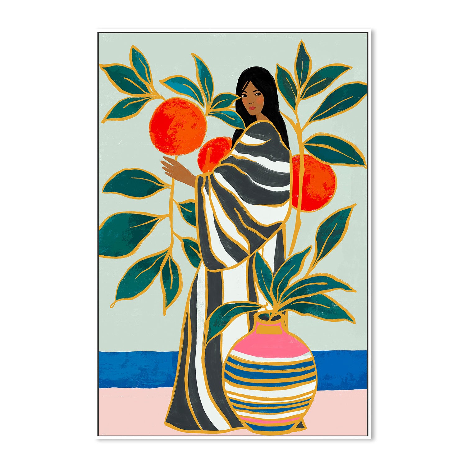 wall-art-print-canvas-poster-framed-The Keeper of the Oranges-5