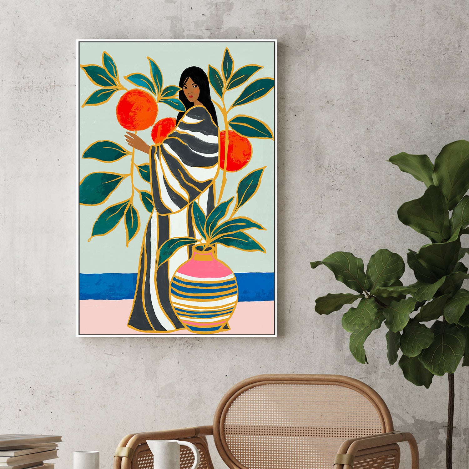 wall-art-print-canvas-poster-framed-The Keeper of the Oranges-7