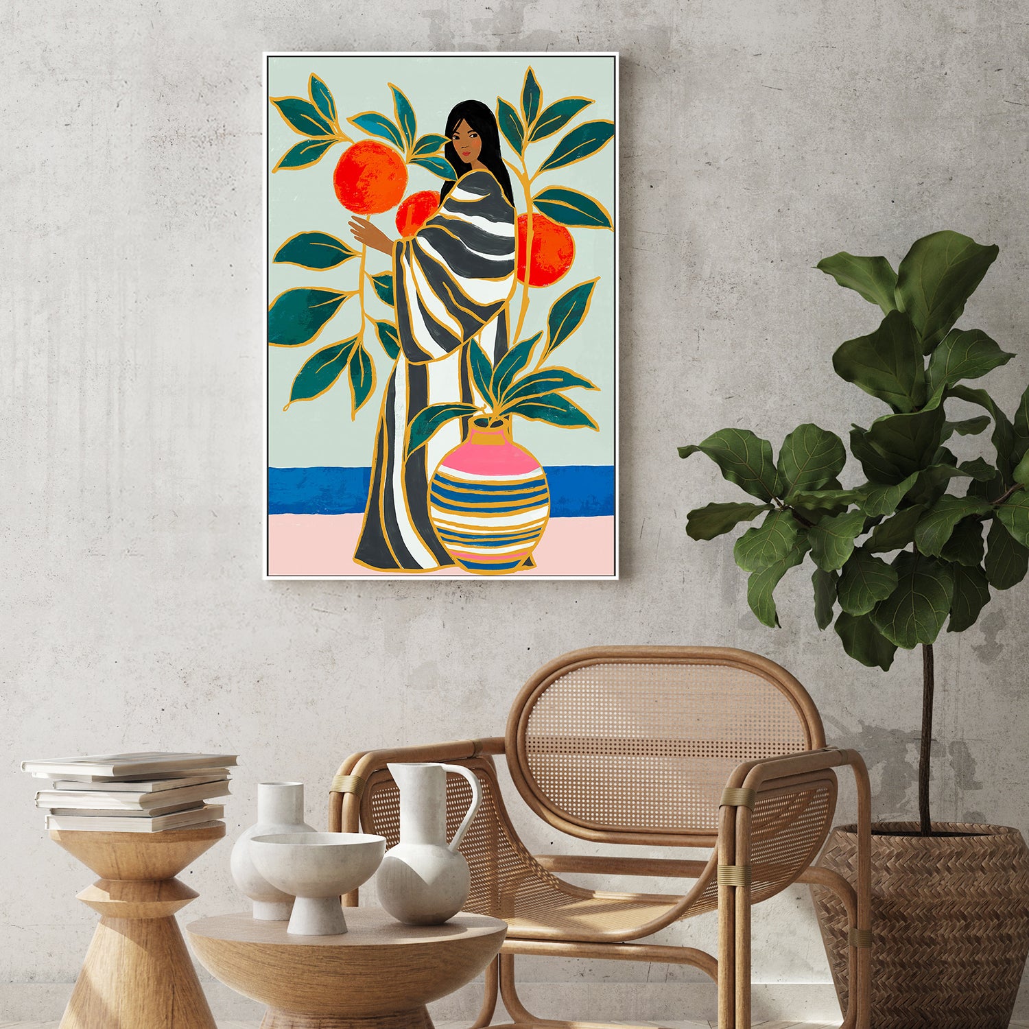 wall-art-print-canvas-poster-framed-The Keeper of the Oranges-8
