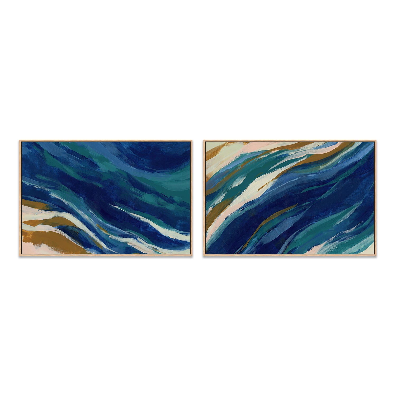 wall-art-print-canvas-poster-framed-The Lagoon , Style A & B, Set Of 2 , By Jetty Home-4