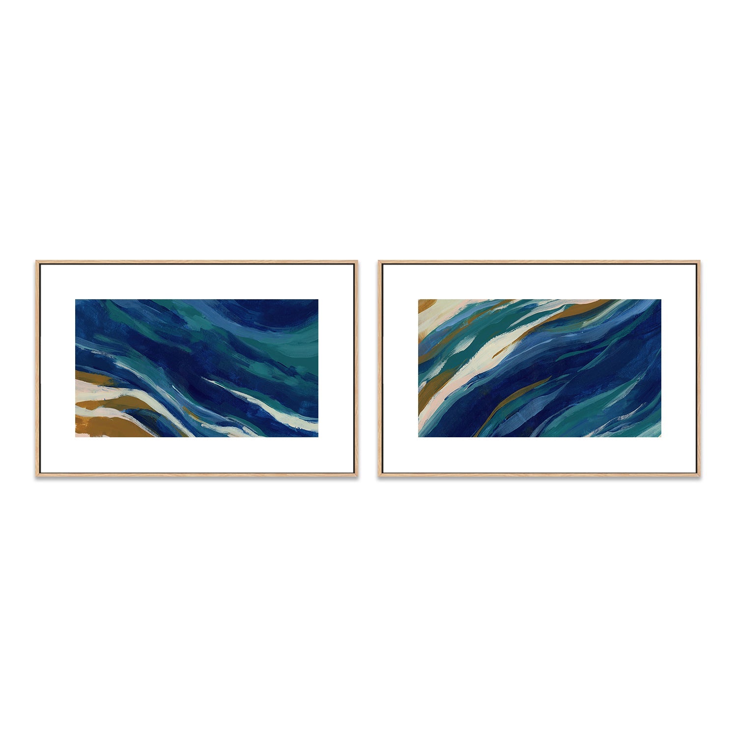 wall-art-print-canvas-poster-framed-The Lagoon , Style A & B, Set Of 2 , By Jetty Home-6