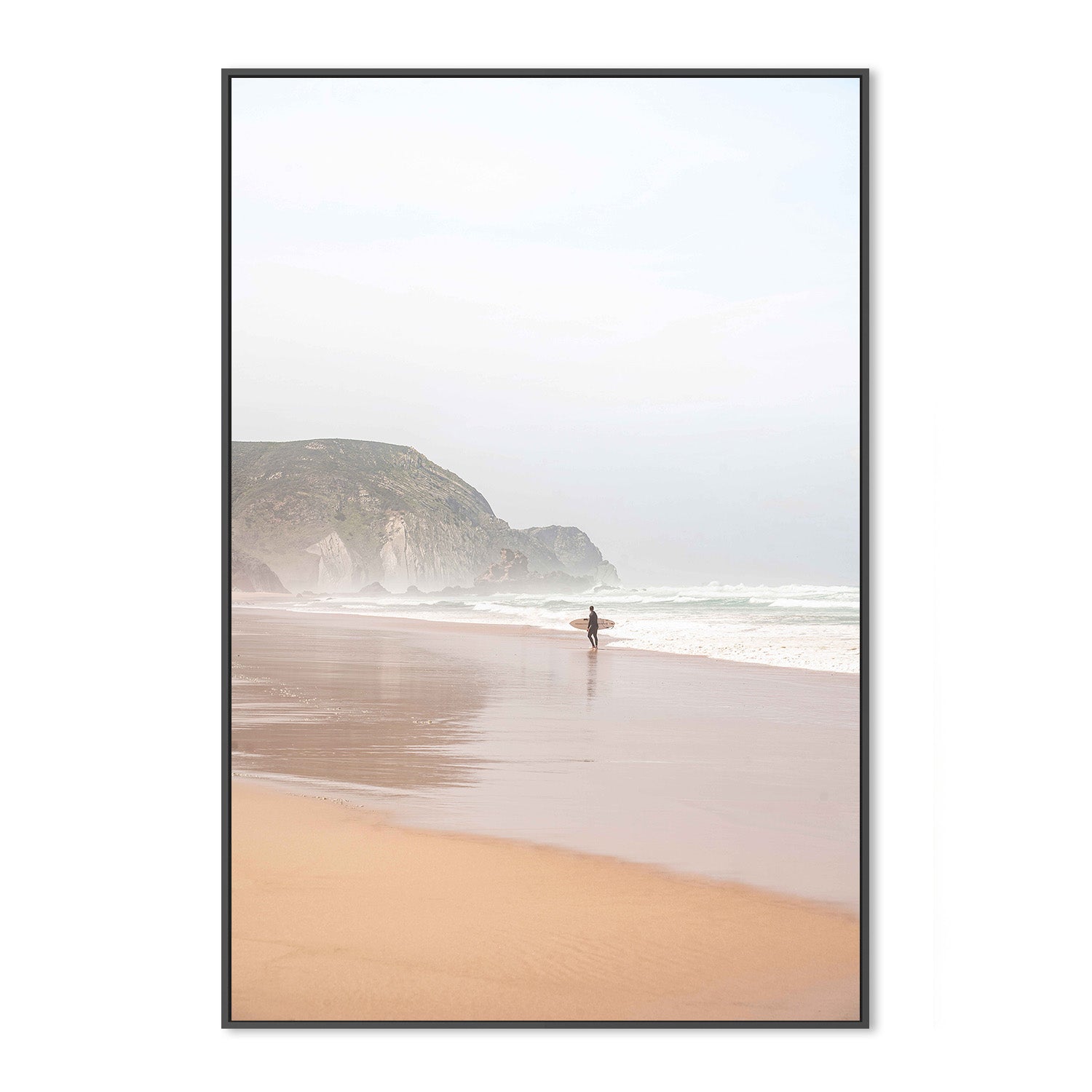 wall-art-print-canvas-poster-framed-The Lone Surfer-3
