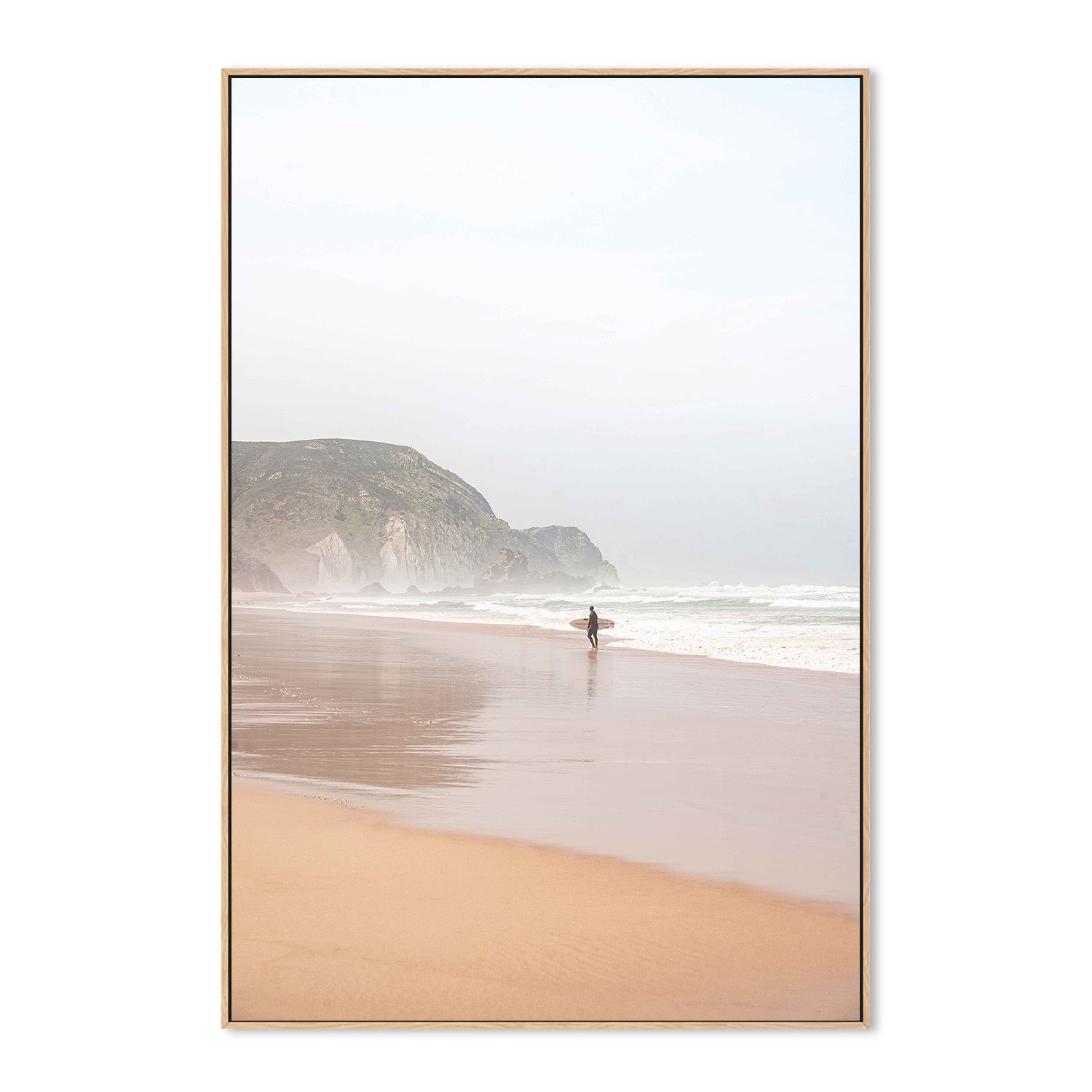 wall-art-print-canvas-poster-framed-The Lone Surfer-4