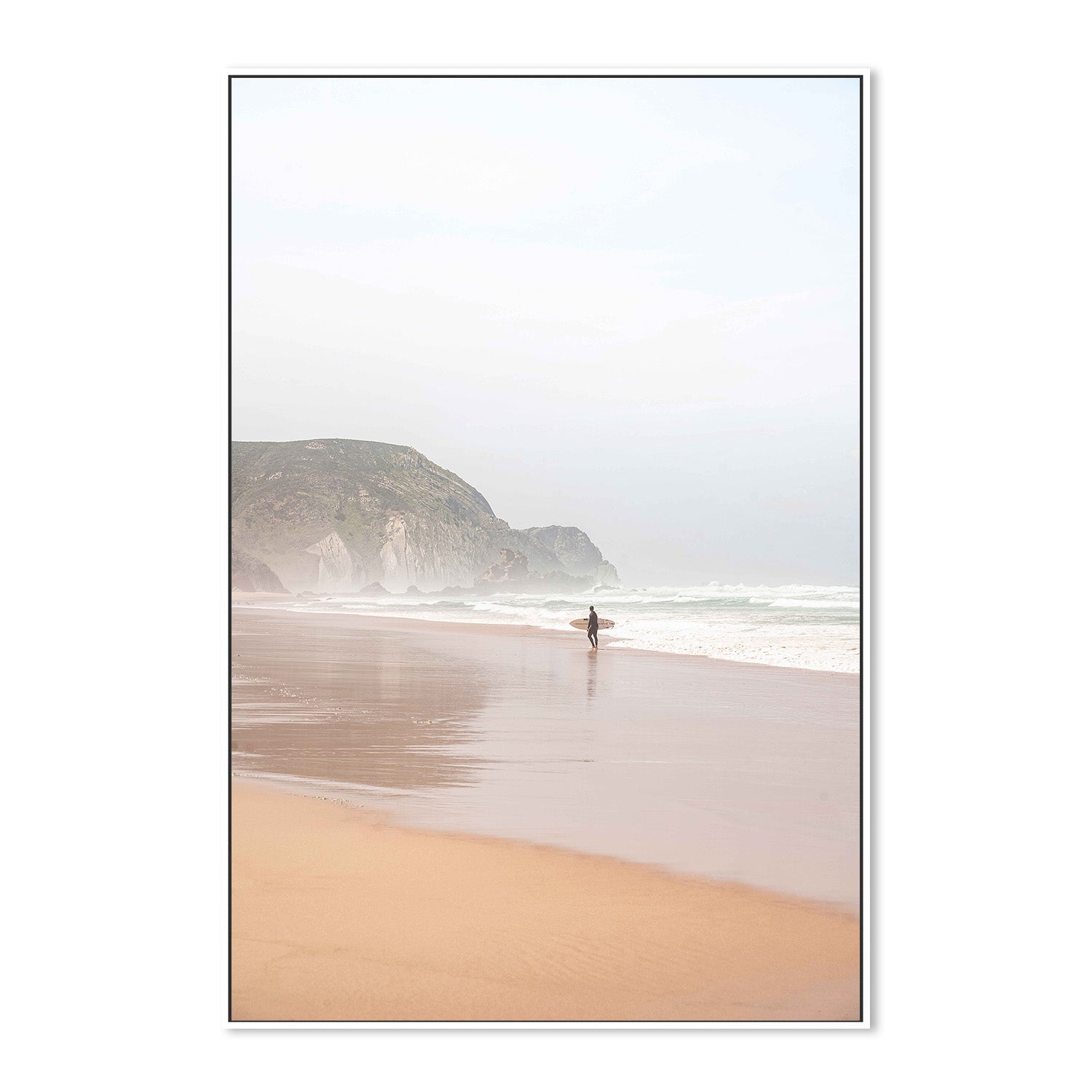 wall-art-print-canvas-poster-framed-The Lone Surfer-5